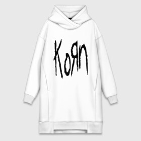Платье-худи хлопок с принтом Korn в Курске,  |  | korn | metal | rock | корн | логотип | метал | музыка | рок | рок группа | рок группы