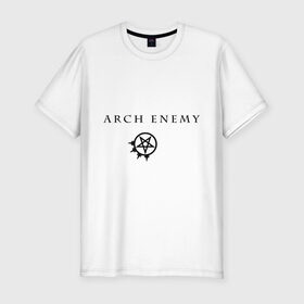 Мужская футболка премиум с принтом Arch Enemy в Курске, 92% хлопок, 8% лайкра | приталенный силуэт, круглый вырез ворота, длина до линии бедра, короткий рукав | arch enemy | metall | punk | rock | метал | металл | панк | панк рок | рок