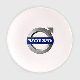Тарелка с принтом Volvo в Курске, фарфор | диаметр - 210 мм
диаметр для нанесения принта - 120 мм | volvo | авто | бренд | вольво | логотип | машина