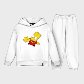 Детский костюм хлопок Oversize с принтом Simpsons (8) в Курске,  |  | гомер