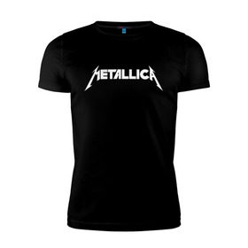 Мужская футболка премиум с принтом Metallica (5) в Курске, 92% хлопок, 8% лайкра | приталенный силуэт, круглый вырез ворота, длина до линии бедра, короткий рукав | rock