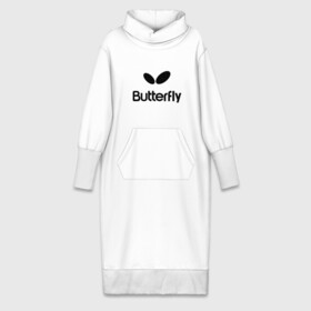 Платье удлиненное хлопок с принтом Butterfly в Курске,  |  | buterfly | батерфляй | настольный теннис | ракетка | теннис | теннисный корт