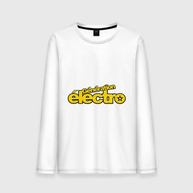 Мужской лонгслив хлопок с принтом Electro generation в Курске, 100% хлопок |  | electro | electro generation | tectonik | музыка | поколение | танец | танцы | тектоник | электронная | электронное