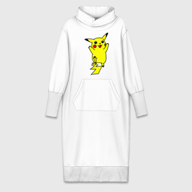 Платье удлиненное хлопок с принтом Покемоны5 в Курске,  |  | pokemon | пикачу | покемон | покемоны | покимон