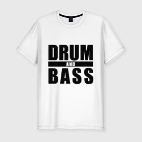 Мужская футболка премиум с принтом drum and bass4 в Курске, 92% хлопок, 8% лайкра | приталенный силуэт, круглый вырез ворота, длина до линии бедра, короткий рукав | dnb | бас | драм