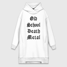 Платье-худи хлопок с принтом Old school death metal в Курске,  |  | old school | металлика