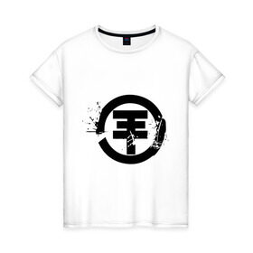 Женская футболка хлопок с принтом Tokio Hotel (2) в Курске, 100% хлопок | прямой крой, круглый вырез горловины, длина до линии бедер, слегка спущенное плечо | emo | rock | метал | металл | эмо