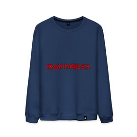 Мужской свитшот хлопок с принтом Iron Maiden в Курске, 100% хлопок |  | iron maiden | айрон майден | панк | рок | символика iron maiden