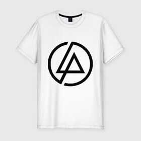 Мужская футболка премиум с принтом Linkin park (5) в Курске, 92% хлопок, 8% лайкра | приталенный силуэт, круглый вырез ворота, длина до линии бедра, короткий рукав | linkin | park | линкин парк
