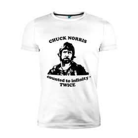 Мужская футболка премиум с принтом Чак Норрис (2) в Курске, 92% хлопок, 8% лайкра | приталенный силуэт, круглый вырез ворота, длина до линии бедра, короткий рукав | chuck norris | чак норрис