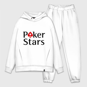 Мужской костюм хлопок OVERSIZE с принтом Poker Stars в Курске,  |  | pokerstars