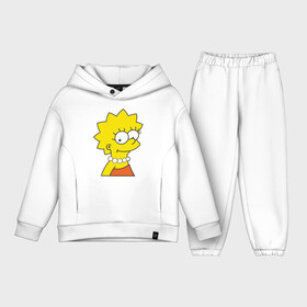 Детский костюм хлопок Oversize с принтом Lisa Simpson в Курске,  |  | simpsons | лиза симпсон | симпсоны | симсоны