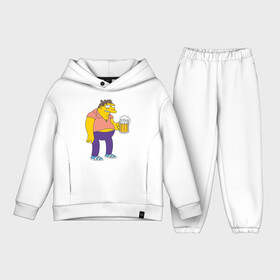 Детский костюм хлопок Oversize с принтом Barney Gumble в Курске,  |  | simpsons | барни | симпсоны | симсоны