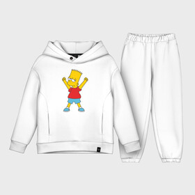 Детский костюм хлопок Oversize с принтом Bart Simpson (2) в Курске,  |  | simpsons | барт | барт симпсон | симсоны | симспоны