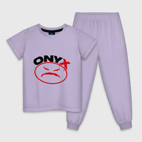 Детская пижама хлопок с принтом Onyx в Курске, 100% хлопок |  брюки и футболка прямого кроя, без карманов, на брюках мягкая резинка на поясе и по низу штанин
 | gangsta | hip hop | hop | оникс | хоп