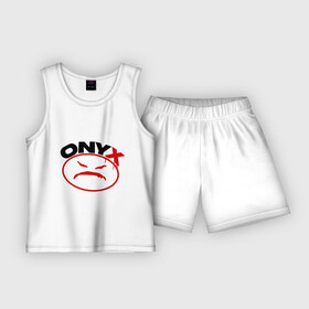 Детская пижама с шортами хлопок с принтом Onyx в Курске,  |  | gangsta | hip hop | hop | оникс | хоп