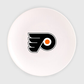 Тарелка с принтом Philadelphia Flyers в Курске, фарфор | диаметр - 210 мм
диаметр для нанесения принта - 120 мм | Тематика изображения на принте: hockey | nhl | национальная лига | нхл | филадельфия флаерс | хокей | хоккей