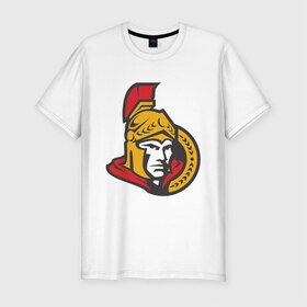 Мужская футболка премиум с принтом Ottawa Senators в Курске, 92% хлопок, 8% лайкра | приталенный силуэт, круглый вырез ворота, длина до линии бедра, короткий рукав | ottawa senators | канадский хоккей | нхл | оттава сенаторс | хокей | хоккей | хоккейная лига