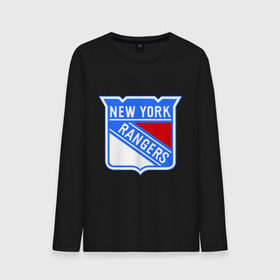Мужской лонгслив хлопок с принтом New York Rangers в Курске, 100% хлопок |  | new york rangers | nhl | национальная хоккейная лига | нью йорк рейнджерс | хоккей | хоккейная лига