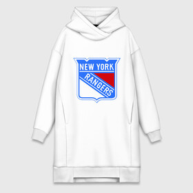 Платье-худи хлопок с принтом New York Rangers в Курске,  |  | new york rangers | nhl | национальная хоккейная лига | нью йорк рейнджерс | хоккей | хоккейная лига