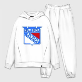 Мужской костюм хлопок OVERSIZE с принтом New York Rangers в Курске,  |  | Тематика изображения на принте: new york rangers | nhl | национальная хоккейная лига | нью йорк рейнджерс | хоккей | хоккейная лига