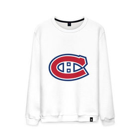 Мужской свитшот хлопок с принтом Montreal Canadiens в Курске, 100% хлопок |  | montreal canadiens | канадская хоккейная лига | монтреал | нхл | хокей | хоккей