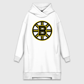 Платье-худи хлопок с принтом Boston Bruins в Курске,  |  | нхл | хоккейная лига