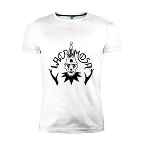 Мужская футболка премиум с принтом Lacrimosa в Курске, 92% хлопок, 8% лайкра | приталенный силуэт, круглый вырез ворота, длина до линии бедра, короткий рукав | heavy metal | metal | rock | trash metal | метал | панки | рок | трэш метал | хеви метал