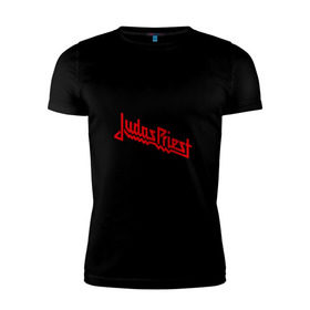 Мужская футболка премиум с принтом Judas Priest в Курске, 92% хлопок, 8% лайкра | приталенный силуэт, круглый вырез ворота, длина до линии бедра, короткий рукав | heavy metal | metal | rock | trash metal | метал | панки | рок | трэш метал | хеви метал