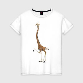 Женская футболка хлопок с принтом Мадагаскар (1) в Курске, 100% хлопок | прямой крой, круглый вырез горловины, длина до линии бедер, слегка спущенное плечо | 