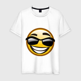 Мужская футболка хлопок с принтом Emoticons tonygines (3) в Курске, 100% хлопок | прямой крой, круглый вырез горловины, длина до линии бедер, слегка спущенное плечо. | 