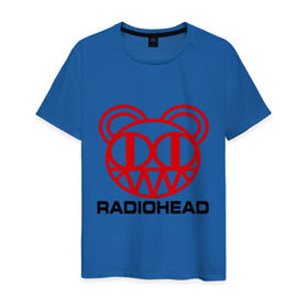 Мужская футболка хлопок с принтом Radiohead (2) в Курске, 100% хлопок | прямой крой, круглый вырез горловины, длина до линии бедер, слегка спущенное плечо. | radiohead | rock | радиохед | рок
