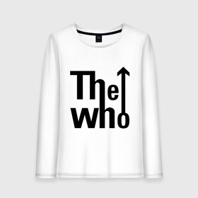 Женский лонгслив хлопок с принтом The Who (2) в Курске, 100% хлопок |  | metall | punk | rock | rock n roll | метал | металл | панк | рок | рок н ролл