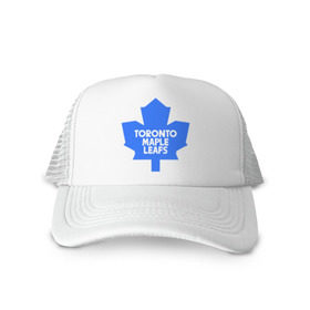 Кепка тракер с сеткой с принтом Toronto Maple Leafs в Курске, трикотажное полотно; задняя часть — сетка | длинный козырек, универсальный размер, пластиковая застежка | Тематика изображения на принте: toronto maple leafs | канада | канадская лига | канадцы | лига | торонто мепл ливс | хокей | хоккей