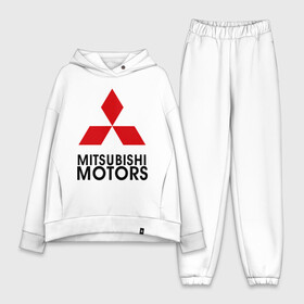 Женский костюм хлопок Oversize с принтом Mitsubishi (2) в Курске,  |  | mitsubishi | mitsubishi motors | митсубиси | митсубиши