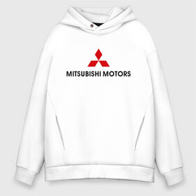 Мужское худи Oversize хлопок с принтом Mitsubishi motors в Курске, френч-терри — 70% хлопок, 30% полиэстер. Мягкий теплый начес внутри —100% хлопок | боковые карманы, эластичные манжеты и нижняя кромка, капюшон на магнитной кнопке | mitsubishi | mitsubishi motors | авто | автомобили | машины | митсубиси | митсубиси моторс | тачки