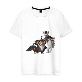 Мужская футболка хлопок с принтом Мадагаскар (11) в Курске, 100% хлопок | прямой крой, круглый вырез горловины, длина до линии бедер, слегка спущенное плечо. | 