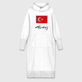 Платье удлиненное хлопок с принтом Turkey (2) в Курске,  |  | turkey | алания | анталья | белек | отдых в турции | отпуск в турции | турецкий флаг | турция | флаг турции