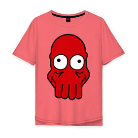 Мужская футболка хлопок Oversize с принтом Dr.zoidberg в Курске, 100% хлопок | свободный крой, круглый ворот, “спинка” длиннее передней части | 