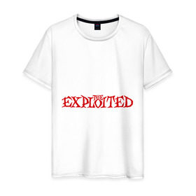 Мужская футболка хлопок с принтом The Exploited в Курске, 100% хлопок | прямой крой, круглый вырез горловины, длина до линии бедер, слегка спущенное плечо. | exploited | rock | панк | рок | эксплойтэд
