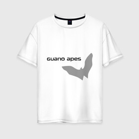 Женская футболка хлопок Oversize с принтом Guano Apes в Курске, 100% хлопок | свободный крой, круглый ворот, спущенный рукав, длина до линии бедер
 | heavy metal | metal | rock | trash metal | метал | металл | рок | трэш метал | хеви метал