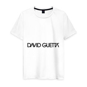 Мужская футболка хлопок с принтом David Guetta в Курске, 100% хлопок | прямой крой, круглый вырез горловины, длина до линии бедер, слегка спущенное плечо. | Тематика изображения на принте: david guetta | dj | диджей | дэвид гетта