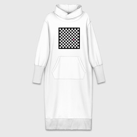 Платье удлиненное хлопок с принтом Шахматная эмо доска в Курске,  |  | emo | розовый квадрат | субкультуры | шахматная доска | шахматы | эмо | эмо шахматы