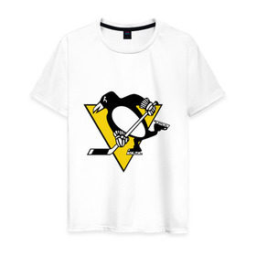 Мужская футболка хлопок с принтом Pittsburgh Penguins Malkin 71 в Курске, 100% хлопок | прямой крой, круглый вырез горловины, длина до линии бедер, слегка спущенное плечо. | Тематика изображения на принте: malkin | nhl | pittsburgh penguins | малкин | нхл | питсбург | хоккейный клуб