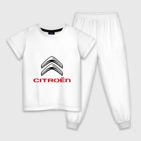 Детская пижама хлопок с принтом Citroen в Курске, 100% хлопок |  брюки и футболка прямого кроя, без карманов, на брюках мягкая резинка на поясе и по низу штанин
 | citroen | авто | авто2012 | автомобили | автомобиль | бренд | бренды | логотип | ситроен
