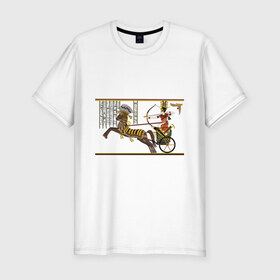 Мужская футболка премиум с принтом Рамзес II в Курске, 92% хлопок, 8% лайкра | приталенный силуэт, круглый вырез ворота, длина до линии бедра, короткий рукав | древний египет | египет | император | рамзес | фараон