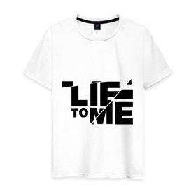 Мужская футболка хлопок с принтом Lie to me (3) в Курске, 100% хлопок | прямой крой, круглый вырез горловины, длина до линии бедер, слегка спущенное плечо. | lie to me | обмани меня | теория лжи
