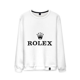 Мужской свитшот хлопок с принтом Rolex в Курске, 100% хлопок |  | rolex | бренд | гламурный | дорогой | корона | крутой | марка | пафосный | ролекс | часы
