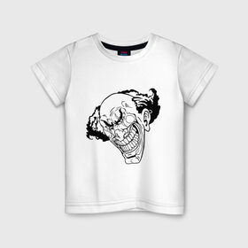 Детская футболка хлопок с принтом С джокером в Курске, 100% хлопок | круглый вырез горловины, полуприлегающий силуэт, длина до линии бедер | джокер
