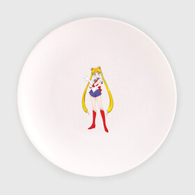 Тарелка 3D с принтом Sailor moon (1) в Курске, фарфор | диаметр - 210 мм
диаметр для нанесения принта - 120 мм | Тематика изображения на принте: аниме | сейлор мун | сэйлор мун